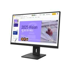 Lenovo ThinkVision E27Q-40 Monitor, 68,6 cm (27"), 2560 x 1440 Pixel, Quad HD, LCD, 6 ms, Schwarz