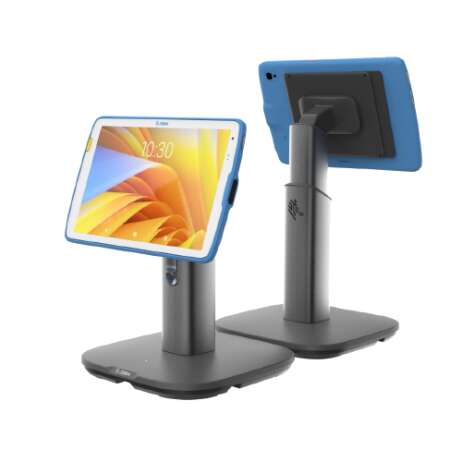 Zebra Zebra STND-ET4X-10POS1-01, Multimedia-Ständer, Schwarz, Tablet, 25,6 cm (10.1"), Elektronisch, Zebra ET40-HC, ET45-HC