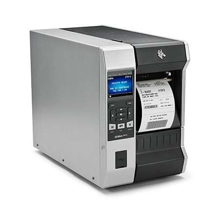 Zebra Zebra ZT610, Wärmeübertragung, 600 x 600 DPI, 152 mm/sek, Verkabelt & Kabellos, Schwarz, Grau
