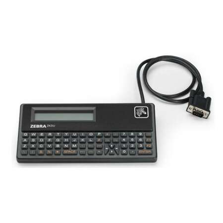 Zebra Zebra ZKDU-001-00, Tastatur, RS-232, Schwarz, Membran Key Switch
