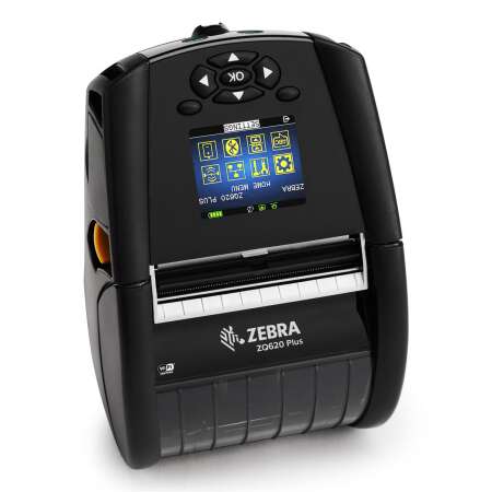 Zebra Zebra ZQ620 Plus 3, Thermodirekt, 203 x 203 DPI, 115 mm/sek, Verkabelt & Kabellos, Schwarz