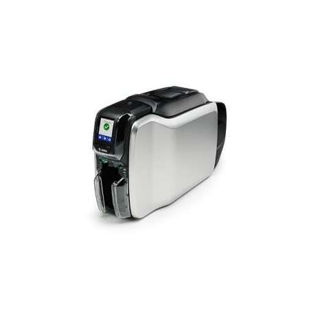 Zebra Zebra ZC300, Farbstoffsublimation, 300 x 300 DPI, PVC, PVC Komposition, 900 Karte/h, 200 Karte/h, Schwarz, Silber