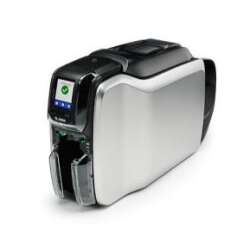 Zebra Zebra ZC300, Farbstoffsublimation, 300 x 300 DPI, PVC, PVC Komposition, 900 Karte/h, 200 Karte/h, Schwarz, Silber