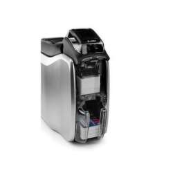 Zebra Zebra ZC300, Farbstoffsublimation, 300 x 300 DPI, PVC, PVC Komposition, 900 Karte/h, 200 Karte/h, Schwarz, Silber