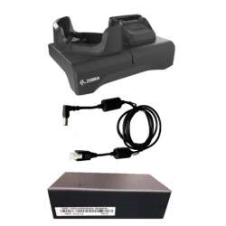 Zebra Zebra TC73/TC78 ENET 1-SLOT AND SPARE, Ladestation, Zebra, TC73, TC78, Schwarz, 100-240 V, 2.4 A