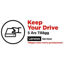 Lenovo 5 Jahre Einbehalten der Festplatte (Erweiterung). Anzahl Lizenzen: 1 Lizenz(en), Zeitraum: 5 Jahr(e)