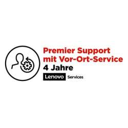 Lenovo 4 Jahr Premier Support mit Vor-Ort-Service. Anzahl Lizenzen: 1 Lizenz(en), Zeitraum: 4 Jahr(e), Servicezeit (Stunden x Tage): 24x7x365, Antwortzeit: 24 h, Typ: Vor Ort