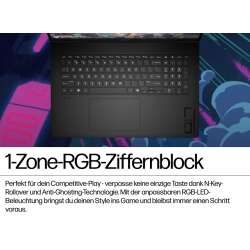 HP OMEN Gaming Laptop 17-db1889nz,  Renew AMD Ryzen 9 365, 32 GB DDR5, 1TB SSD, 17.3" QHD 2560x1440 Anti-Glare, AMD Radeon™ Graphics, Win11 Home, Silber, 1 Jahr Bring‑In Garantie