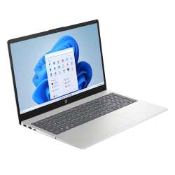 HP AI 15-fd2708nz Notebook, Renew, Intel Ultra 7 255U, 32 GB DDR5, 512GB SSD, 15.6" FHD 1920x1080 Anti-Glare 250 nits, Intel Graphics, Win11 Pro, Silber, 1 Jahr Bring‑In Garantie