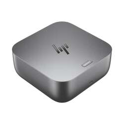 HP Thunderbolt 4 100 W G6 Dockingstation (damaged box), Kabelgebunden, Thunderbolt 4, 100 W, 10,100,1000,2500 Mbit/s, Grau, 5K Ultra HD, Nachfolger von 4J0A2AA, schweizer Version,  HP Garantie