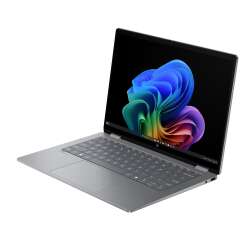 HP OmniBook X FlipNGAI 14-fm0707nz. Hybrid (2-in-1),  Convertible (Ordner). Intel Core Ultra 7, Prozessor: 258V. 35,6 cm (14"),  2K, Display-Auflösung: 1920 x 1200 Pixel, Touchscreen. Speicherkapazität: 32 GB,  LPDDR5x-SDRAM. 1 TB, SSD. Eingebautes Grafik