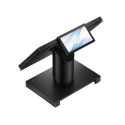 HP Engage 6,6-Zoll-Display. 16,8 cm (6.6"), Display-Auflösung: 1400 x 720 Pixel, Helligkeit: 400 cd/m². Ursprungsland: China. Energiequelle: Gleichstrom. Breite: 171,4 mm, Tiefe: 76,2 mm, Höhe: 56,3 mm