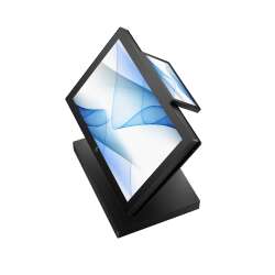 HP Engage 6,6-Zoll-Display. 16,8 cm (6.6"), Display-Auflösung: 1400 x 720 Pixel, Helligkeit: 400 cd/m². Ursprungsland: China. Energiequelle: Gleichstrom. Breite: 171,4 mm, Tiefe: 76,2 mm, Höhe: 56,3 mm