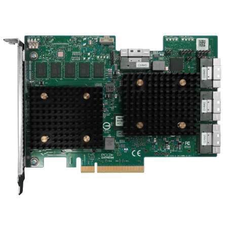 Lenovo 4Y37A09733. Unterstützte Speicherlaufwerk-Schnittstellen: SAS, SATA, PCI Express x8. RAID Level: 0, 1, 5, 6, 10, 50, 60,  12 Gbit/s, Chipsatz: MegaRAID 9367-32i 8G