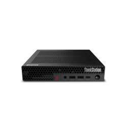 Lenovo ThinkStation P3 Tiny Gen 2. Intel Core Ultra 7, Prozessor: 265.  32 GB,  DDR5-SDRAM, 5600 MHz. 512 GB, SSD. Eingebautes  Intel-Grafik,  NVIDIA RTX A400. WLAN. Windows 11 Pro. Stromversorgung: 330 W. Workstation. Gewicht: 1,4 kg. Schwarz