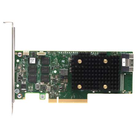 Lenovo 4Y37A09728. Unterstützte Speicherlaufwerk-Schnittstellen: SAS, SATA, PCI Express x8. RAID Level: 0, 1, 5, 6, 10, 50, 60, JBOD,  12 Gbit/s, Chipsatz: Broadcom SAS3908