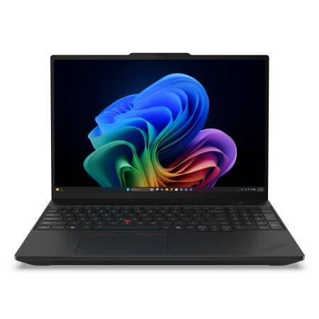 Lenovo ThinkPad T16 Gen 5 (Intel) Copilot+ PC. Laptop,  Intel Core Ultra 7, Prozessor: 355. 40,6 cm (16"),  WUXGA, Display-Auflösung: 1920 x 1200 Pixel.  32 GB,  LPDDR5x-SDRAM. 512 GB, SSD. Eingebautes  Intel-Grafik. Windows 11 Pro. Schwarz. Gewicht: 1,69