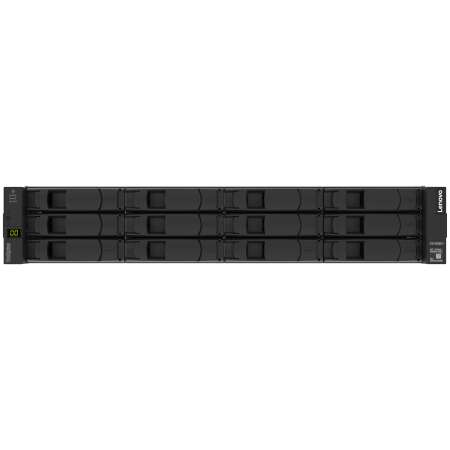 Lenovo ThinkSystem DE4800H 2U12 LFF.  Rack (2U), Geräteklasse: Kleines & Mittleres Unternehmen. Anzahl der unterstützten Speicherlaufwerke: 12, Unterstützte Speicherlaufwerke: HDD & SSD, Unterstützte Speicherlaufwerk-Schnittstellen: SAS, unterstützte Spei