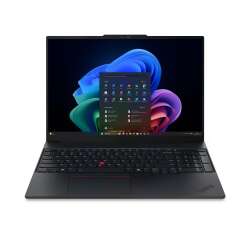 Lenovo ThinkPad E16 Gen 4 (Intel) Copilot+ PC. Laptop,  Intel Core Ultra 7, Prozessor: 355. 40,6 cm (16"),  WUXGA, Display-Auflösung: 1920 x 1200 Pixel.  16 GB,  DDR5-SDRAM. 512 GB, SSD. Eingebautes  Intel-Grafik. Windows 11 Pro. Schwarz. Gewicht: 1,63 kg