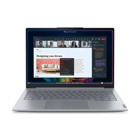 Lenovo ThinkBook 14 G9 IPL Copilot+ PC. Laptop,  Intel Core Ultra 7, Prozessor: 355. 35,6 cm (14"),  WUXGA, Display-Auflösung: 1920 x 1200 Pixel.  16 GB,  DDR5-SDRAM. 512 GB, SSD. Eingebautes  Intel-Grafik. Windows 11 Pro. Grau. Gewicht: 1,36 kg