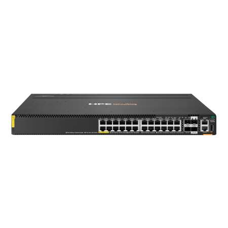 HPE Networking CX6300M 24p 1G Class8 PoE 2p SFP56 50G 2p SFP28 25G MACsec Switch, Power over Ethernet (PoE) Networking CX6300M 24p 1G Class8 PoE 2p SFP56 50G 2p SFP28 25G MACsec Switch