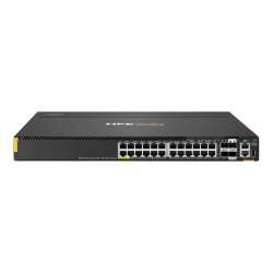 HPE Networking CX6300M 24p 1G Class8 PoE 2p SFP56 50G 2p SFP28 25G MACsec Switch, Power over Ethernet (PoE) Networking CX6300M 24p 1G Class8 PoE 2p SFP56 50G 2p SFP28 25G MACsec Switch