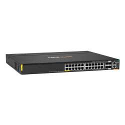 HPE Networking CX6300M 24p 1G Class8 PoE 2p SFP56 50G 2p SFP28 25G MACsec Switch, Power over Ethernet (PoE) Networking CX6300M 24p 1G Class8 PoE 2p SFP56 50G 2p SFP28 25G MACsec Switch