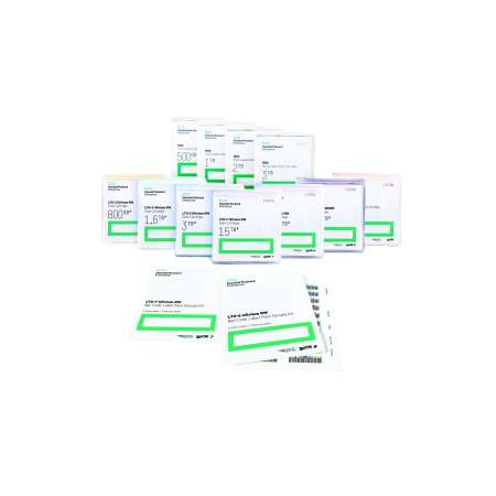 HPE LTO-5 Ultrium RW Bar Code Label Pack, LTO, 75 TB, 30 Jahr(e), 545 kBit/Zoll, 1,26 cm, 1035 m LTO-5 Ultrium RW Bar Code Label Pack
