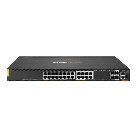 HPE Networking CX6300M 16p 1G 8p Smart Rate 10G Class8 PoE 2p SFP56 50G 2p SFP28 25G Switch, Power over Ethernet (PoE) Networking CX6300M 16p 1G 8p Smart Rate 10G Class8 PoE 2p SFP56 50G 2p SFP28 25G Switch
