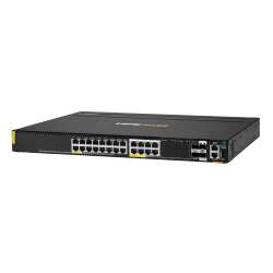 HPE Networking CX6300M 16p 1G 8p Smart Rate 10G Class8 PoE 2p SFP56 50G 2p SFP28 25G Switch, Power over Ethernet (PoE) Networking CX6300M 16p 1G 8p Smart Rate 10G Class8 PoE 2p SFP56 50G 2p SFP28 25G Switch
