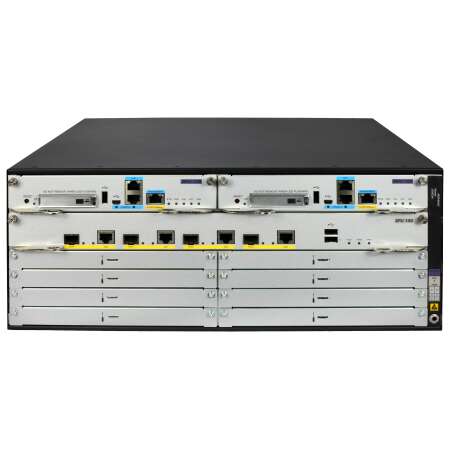 HPE Networking Comware MSR4060 Router Chassis, Ethernet-WAN, Gigabit Ethernet, Schwarz, Silber Networking Comware MSR4060 Router Chassis
