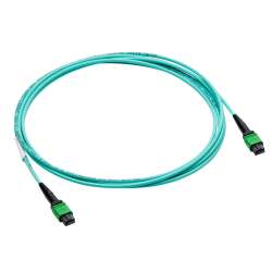 HPE InfiniBand NDR/Ethernet 8 Fiber MPO to 8 Fiber MPO Multi-mode 15m Cable, 15 m, MPO, MPO InfiniBand NDR/Ethernet 8 Fiber MPO to 8 Fiber MPO Multi-mode 15m Cable