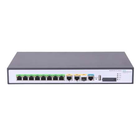 HPE Networking Comware Router 1GbE and Combo 2GbE WAN 8GbE LAN PoE MSR958, Ethernet-WAN, Gigabit Ethernet, Grau Networking Comware Router 1GbE and Combo 2GbE WAN 8GbE LAN PoE MSR958