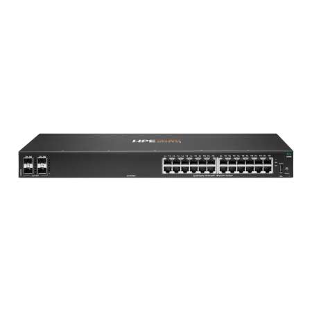 HPE Aruba Networking CX 6000 24p 10M/100M/1G 4p SFP 1G TAA Switch Networking CX 6000 24p 10M/100M/1G 4p SFP 1G TAA Switch