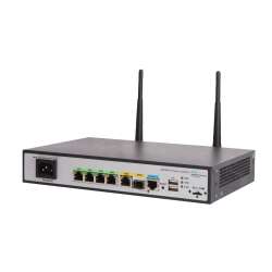 HPE MSR954-W 1GbE SFP (WW) 2GbE-WAN 4GbE-LAN Wireless 802.11n CWv7, Wi-Fi 4 (802.11n), Einzelband (2,4GHz), Eingebauter Ethernet-Anschluss, Grau MSR954-W 1 GbE SFP (WW) 2 GbE-WAN 4 GbE-LAN Wireless 802.11n CWv7 Router