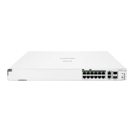 HPE Networking Instant On Switch 8p Gigabit CL4 4p SR2.5G CL6 PoE 2p 10GBT 2p SFP+ 480W 1960, Managed, L2+, Gigabit Ethernet (10/100/1000), Power over Ethernet (PoE), Rack-Einbau, Wandmontage Networking Instant On Switch 8p Gigabit CL4 4p SR2.5G CL6 PoE 2