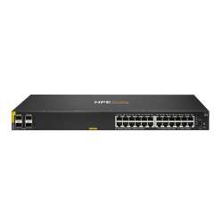 HPE Aruba Networking CX 6000 24p 10M/100M/1G Class4 PoE 4p SFP 1G 370W TAA Switch, Power over Ethernet (PoE) Networking CX 6000 24p 10M/100M/1G Class4 PoE 4p SFP 1G 370W TAA Switch