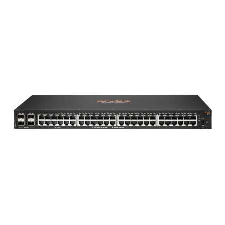 HPE Aruba Networking Aruba 6100 48G 4SFP+, Managed, L3, Gigabit Ethernet (10/100/1000), Rack-Einbau, 1U 6100 48G 4SFP+ Switch