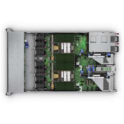 HPE ProLiant DL360 Gen11 4510 2.4GHz 12c 1P 2x32GB-R 8SFF MR408i-o NC BCM5719 2x1000W PS EU Server, 2,4 GHz, 4510, 64 GB, DDR5-SDRAM, 1000 W, Rack (1U) ProLiant DL360 Gen11 4510 2.4GHz 12c 1P 2x32GB-R 8SFF MR408i-o NC BCM5719 2x1000W PS EU Server