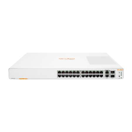 HPE Aruba Instant On 1960 24G 2XGT 2SFP+ (x5), Managed, L2+, Gigabit Ethernet (10/100/1000), Vollduplex, Rack-Einbau, 1U Instant On 1960 24G 2XGT 2SFP+ Switch