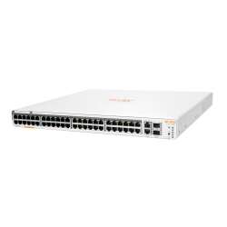 HPE Aruba Instant On 1960 48G 40p Class4 8p Class6 PoE 2XGT 2SFP+ 600W (x5), Managed, L2+, Gigabit Ethernet (10/100/1000), Power over Ethernet (PoE), Rack-Einbau, 1U Instant On 1960 48G PoE 40p der Klasse 4 8p Klasse 6 2XGT 2SFP+ 600 W Switch