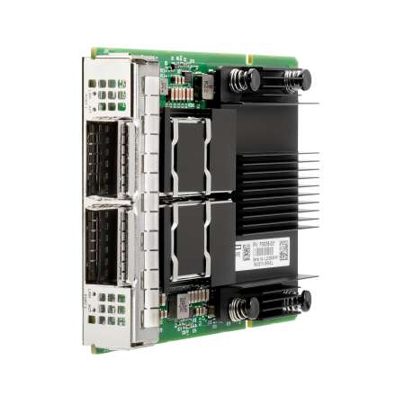 HPE InfiniBand HDR/Ethernet 200Gb 2-port QSFP56 PCIe4 x16 OCP3 MCX653436A-HDAI Adapter, Eingebaut, Kabelgebunden, PCI Express, Ethernet, 20000 Mbit/s, Schwarz, Grün, Edelstahl InfiniBand HDR/Ethernet 200Gb 2-port QSFP56 PCIe4 x16 OCP3 MCX653436A-HDAI Adap
