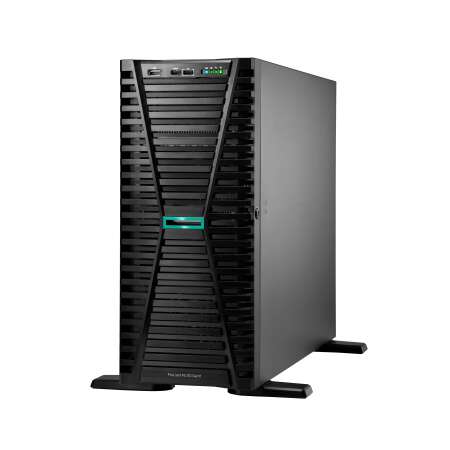 HPE ProLiant ML110 Gen11 5515+ 3.2GHz 8c 1P 1x64GB-R 8SFF MR408i-o 2x1000W PS EU Server, 3,2 GHz, 5515+, 64 GB, DDR5-SDRAM, 1000 W, Turm (4.5U) ProLiant ML110 Gen11 5515+ 3.2GHz 8c 1P 1x64GB-R 8SFF MR408i-o 2x1000W PS EU Server