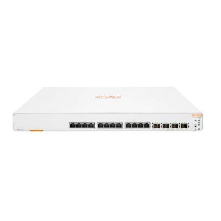 HPE Aruba Instant On 1960 12XGT 4SFP+ (x5), Managed, L2+, Gigabit Ethernet (10/100/1000), Rack-Einbau, 1U Ethernet - Managed