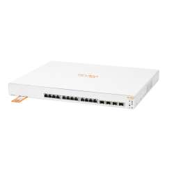 HPE Aruba Instant On 1960 12XGT 4SFP+ (x5), Managed, L2+, Gigabit Ethernet (10/100/1000), Rack-Einbau, 1U Ethernet - Managed