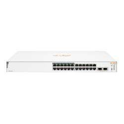 HPE Aruba Instant On 1830 24G 12p Class4 PoE 2SFP 195W (x20), Managed, L2, Gigabit Ethernet (10/100/1000), Power over Ethernet (PoE), Rack-Einbau, 1U Ethernet - Power over Ethernet - Managed - Rack-Modul - 1 HE