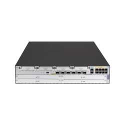 HPE Networking Comware Router MSR3046, 10,100,1000,10000 Mbit/s, 9 Mpps, 500000 Eintragungen, 218 BTU/h, 100 W, 220 - 240 V Networking Comware Router MSR3046