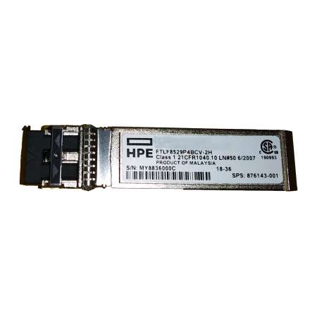 HPE Storage 64Gb SFP56 Short Wave 1-pack Extended Temperature Pull Tab Transceiver, SFP56, SFP56 Storage 64Gb SFP56 Short Wave 1-pack Extended Temperature Pull Tab Transceiver