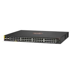 HPE Aruba Networking Aruba 6100 48G Class4 PoE 4SFP+ 370W, Managed, L3, Gigabit Ethernet (10/100/1000), Power over Ethernet (PoE), Rack-Einbau, 1U Power over Ethernet - Managed - Rack-Modul - 1 HE
