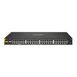 HPE Aruba Networking Aruba 6100 48G Class4 PoE 4SFP+ 370W, Managed, L3, Gigabit Ethernet (10/100/1000), Power over Ethernet (PoE), Rack-Einbau, 1U Power over Ethernet - Managed - Rack-Modul - 1 HE